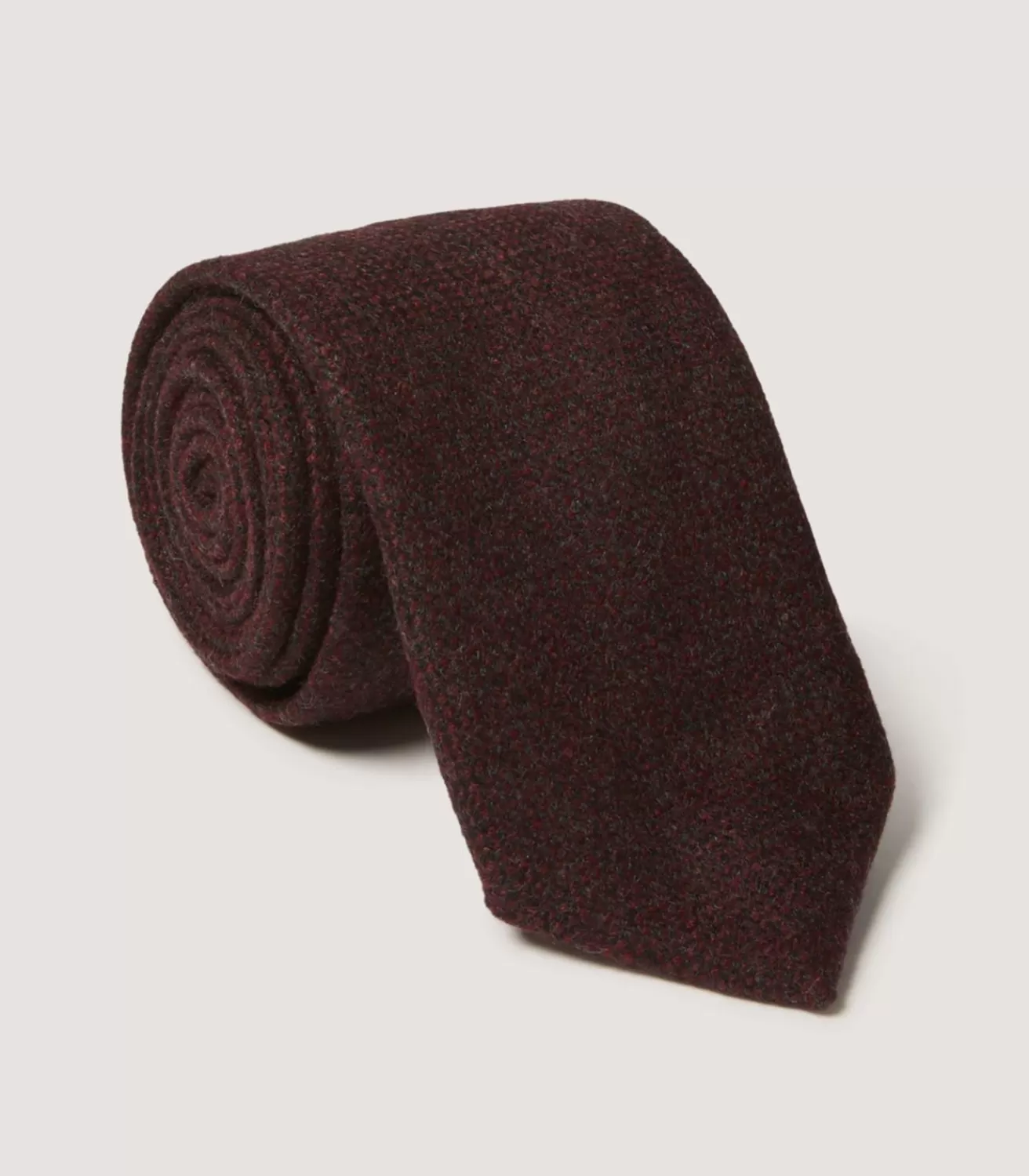 Birdseye Tie In Dark Red*Purdey Cheap