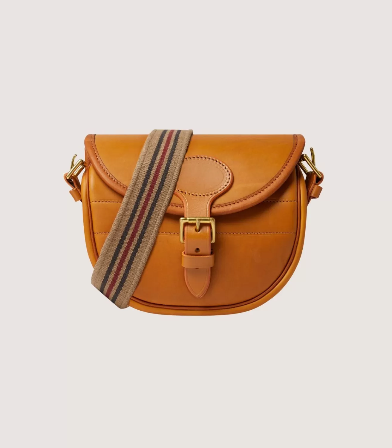 Bridle Leather Cartridge Bag In Tan*Purdey Shop