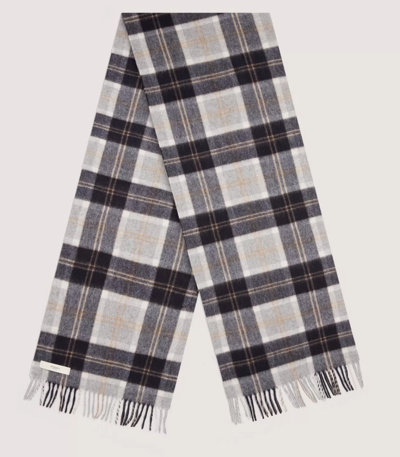 Brush Check Scarf*Purdey Outlet