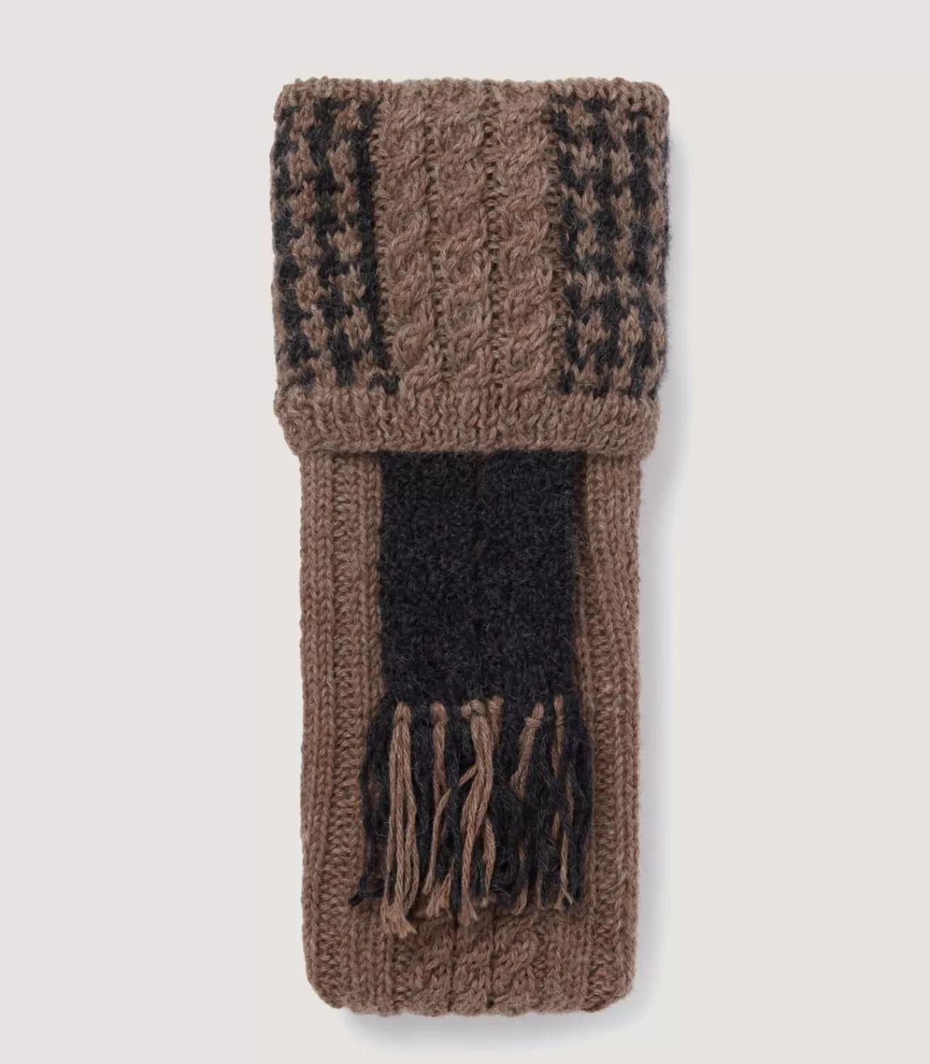 Hawkers Orkney Cable Alpaca Field Sock In Natural*Purdey Best Sale