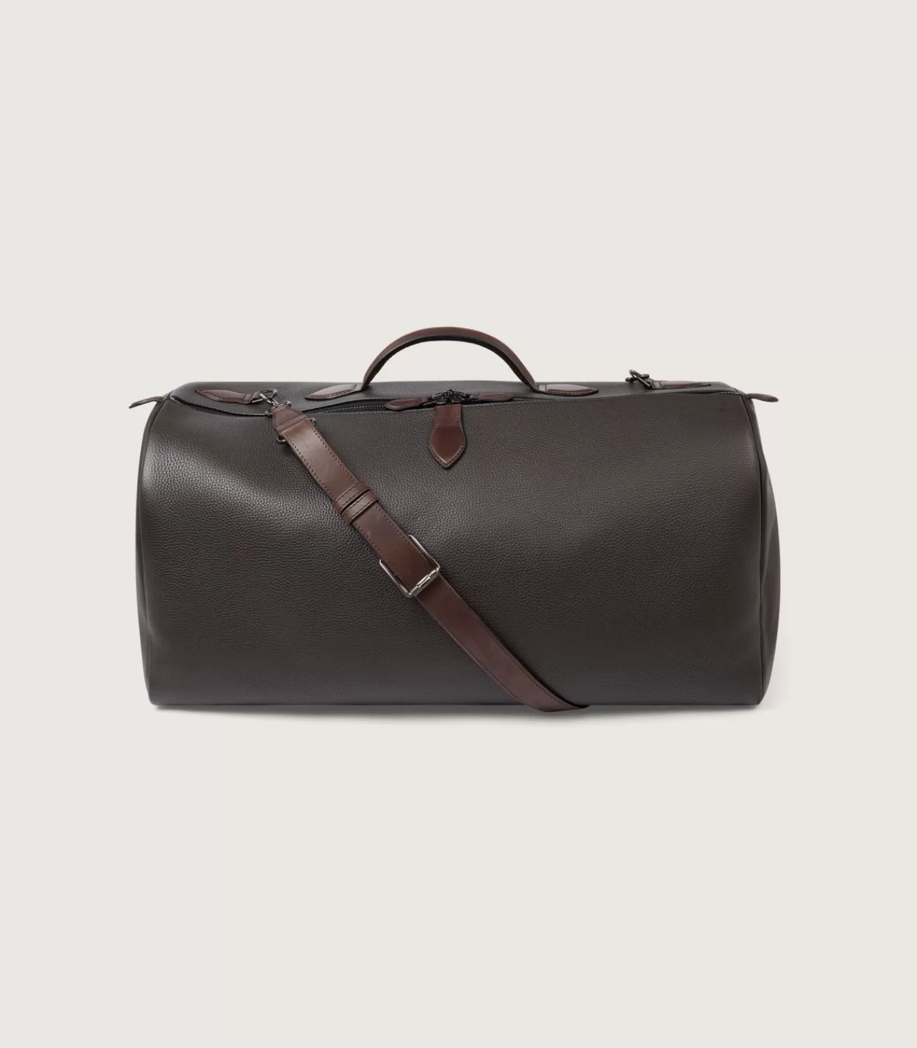 Leather Duffle Holdall Loader In Dark Brown*Purdey Shop