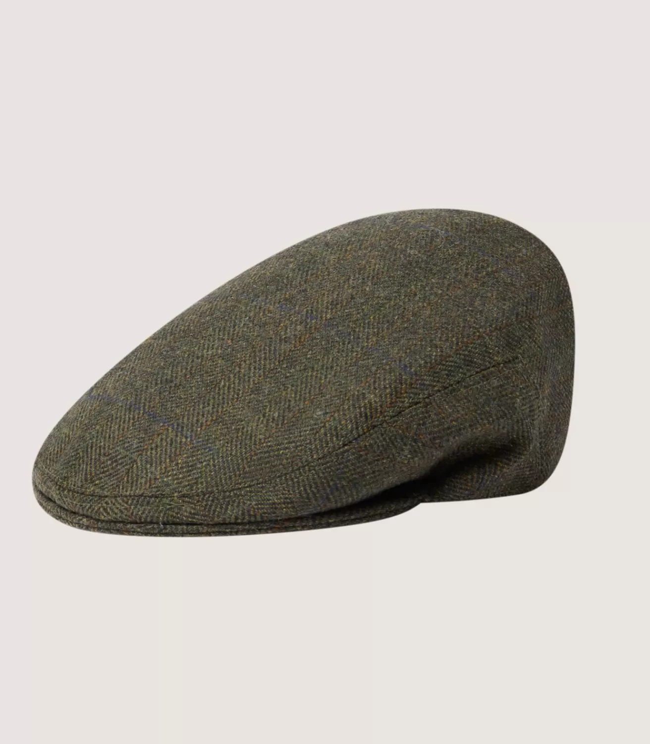 Litton Short Peak Tweed Cap In Strathbeg*Purdey Shop