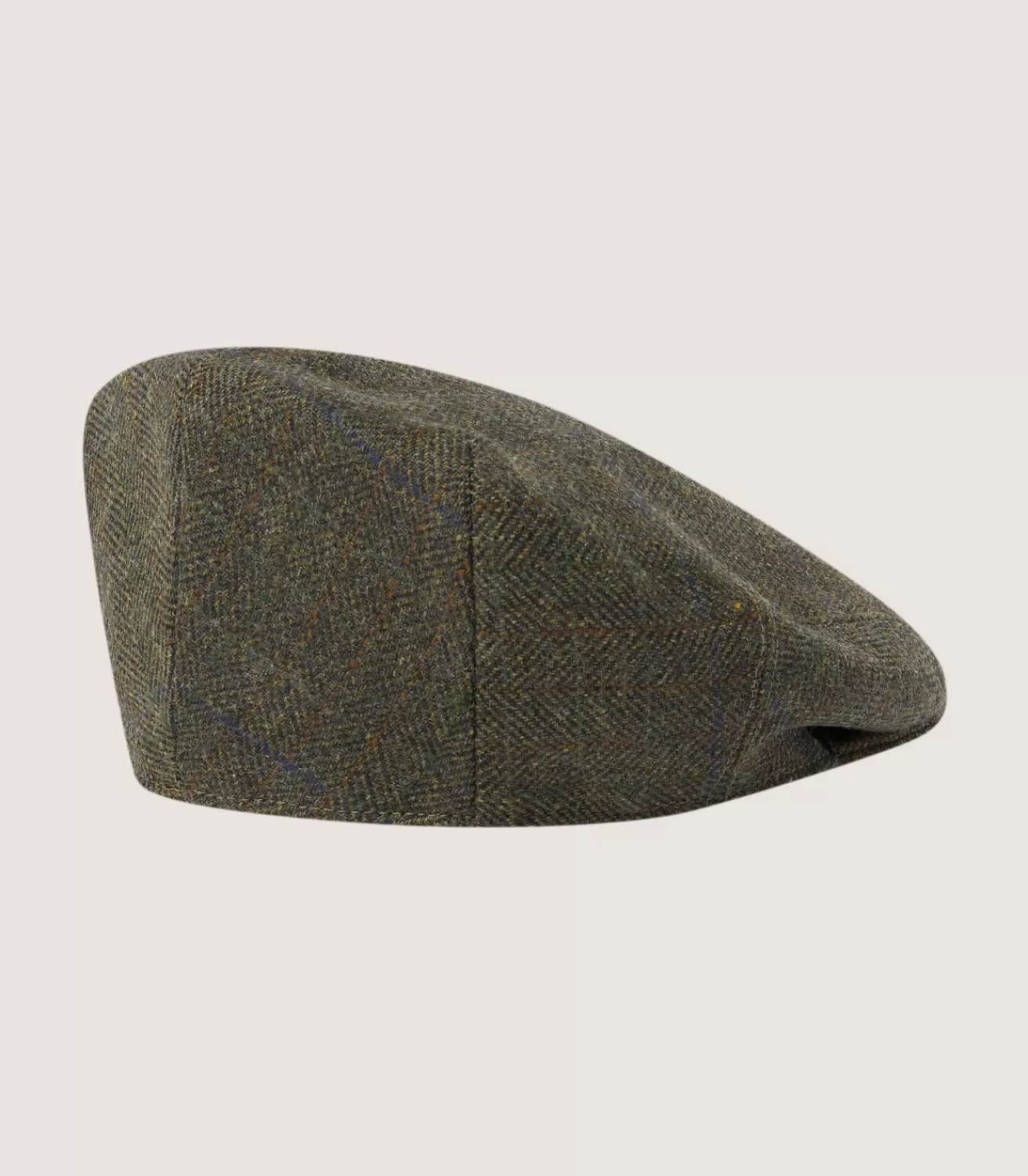 Litton Short Peak Tweed Cap In Strathbeg*Purdey Shop