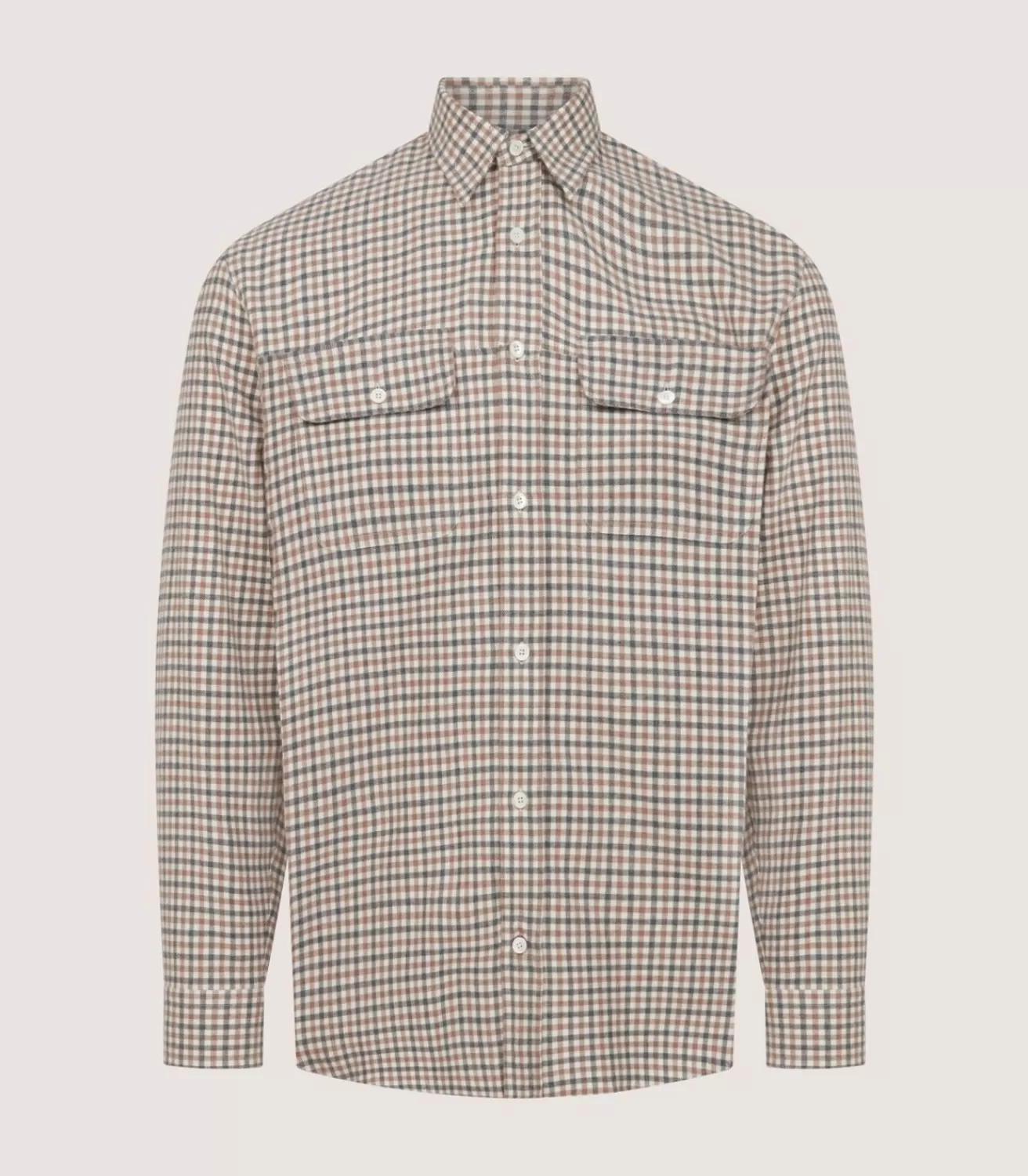 Men'S Club Check Double Pocket Shirt*Purdey Discount