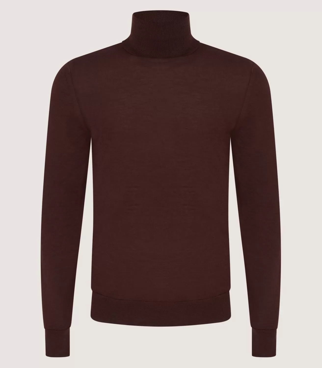 Men'S Extra Fine Worsted Cashmere Seamless Turtleneck*Purdey Cheap