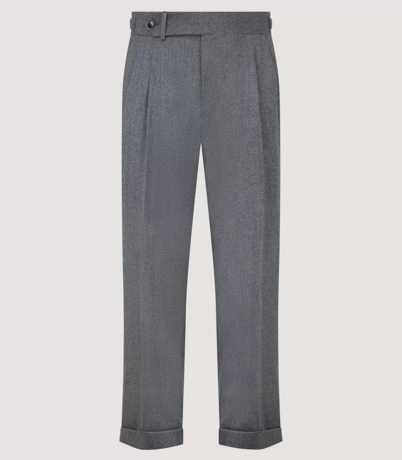 Men'S Merino Flannel Double Buckle Trouser*Purdey Online