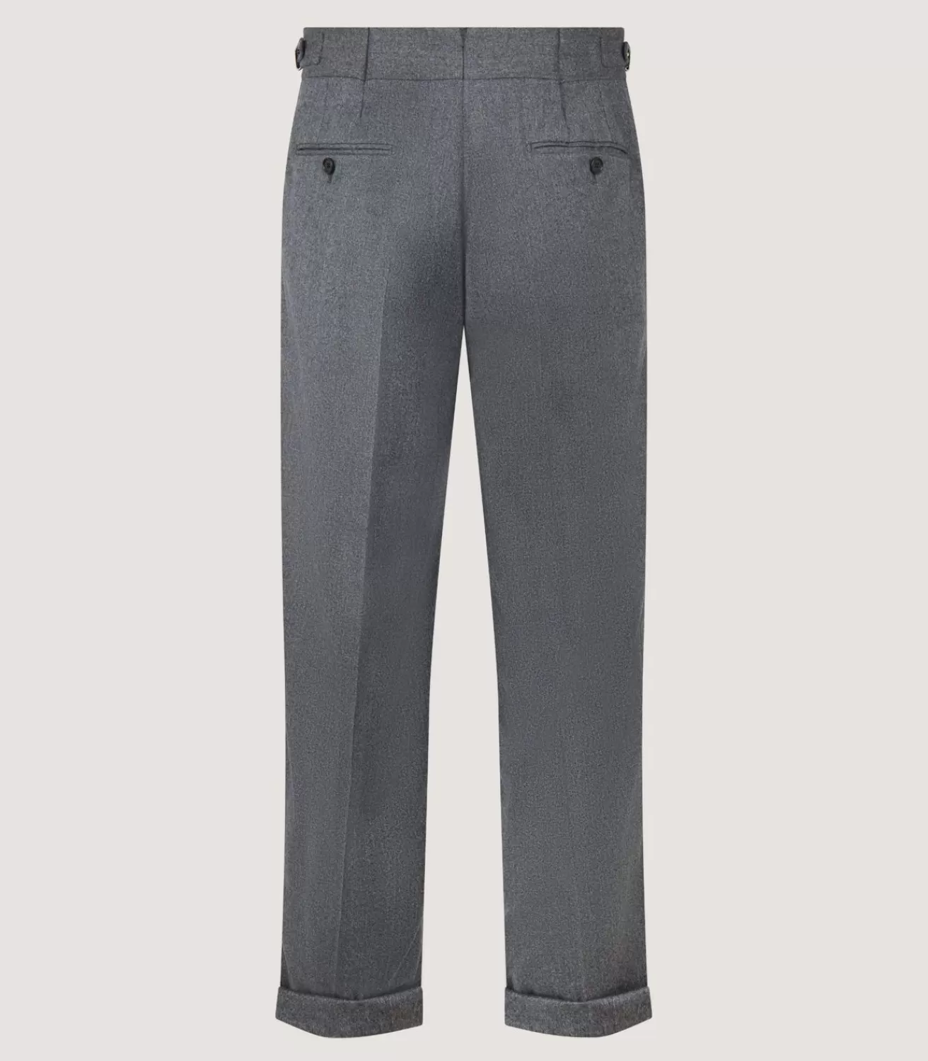 Men'S Merino Flannel Double Buckle Trouser*Purdey Online