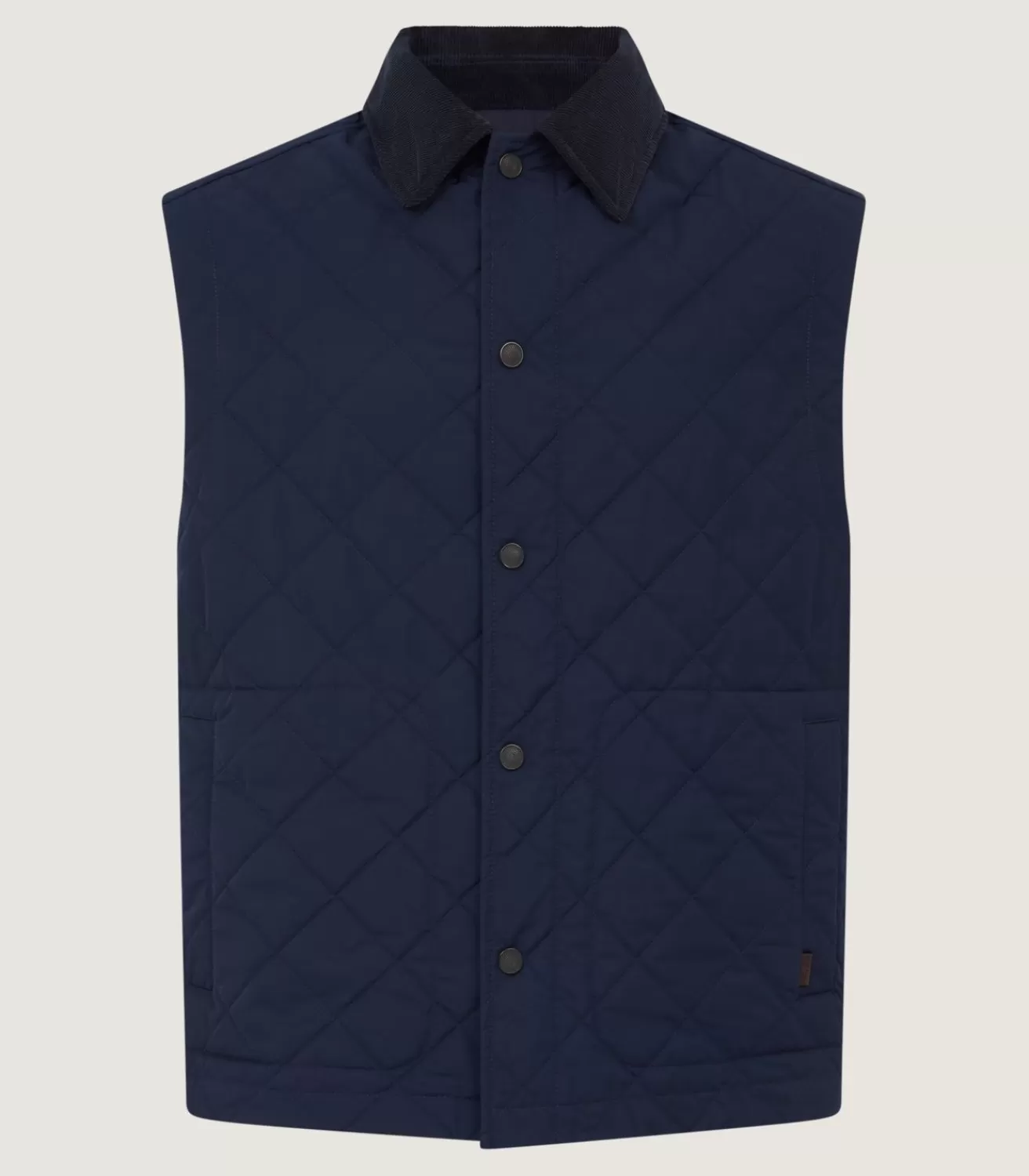 Men'S Padded Gilet In Navy*Purdey Cheap