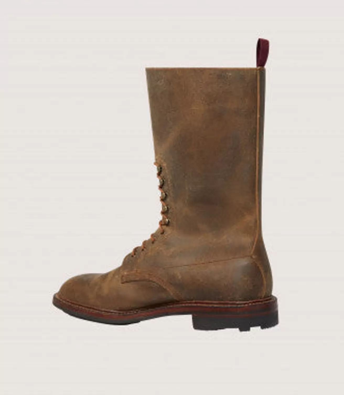 Men'S Rough Out Nubuck Twin Strap Boot With Ridgeway Sole In Tan*Purdey Outlet