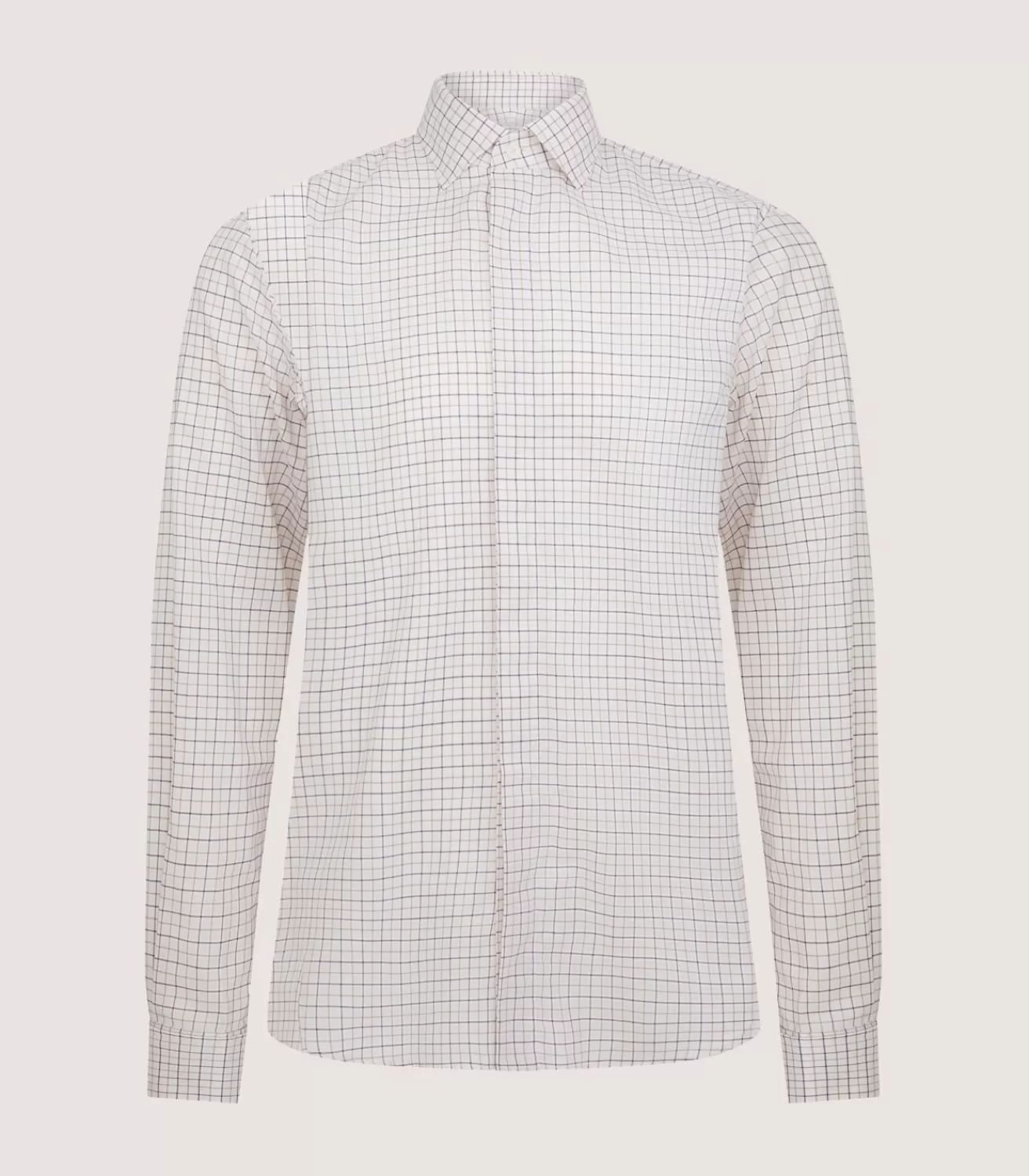 Men'S Summer Sporting Tattersall Double Cuff Shirt*Purdey Flash Sale