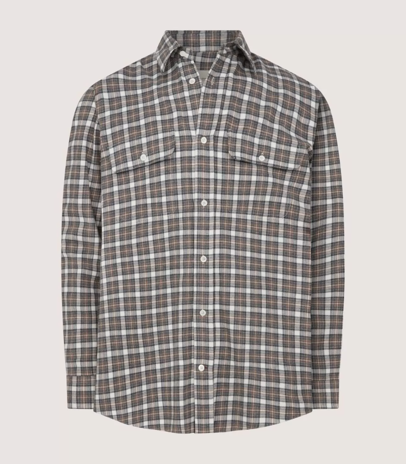 Men'S Tartan Double Pocket Shirt*Purdey Discount