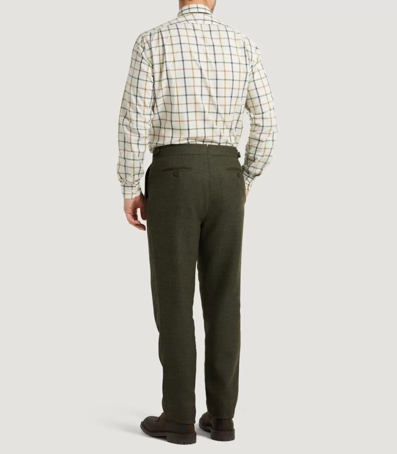 Men'S Technical Tweed Two Pleat Sporting Trousers In Strathbeg*Purdey Best