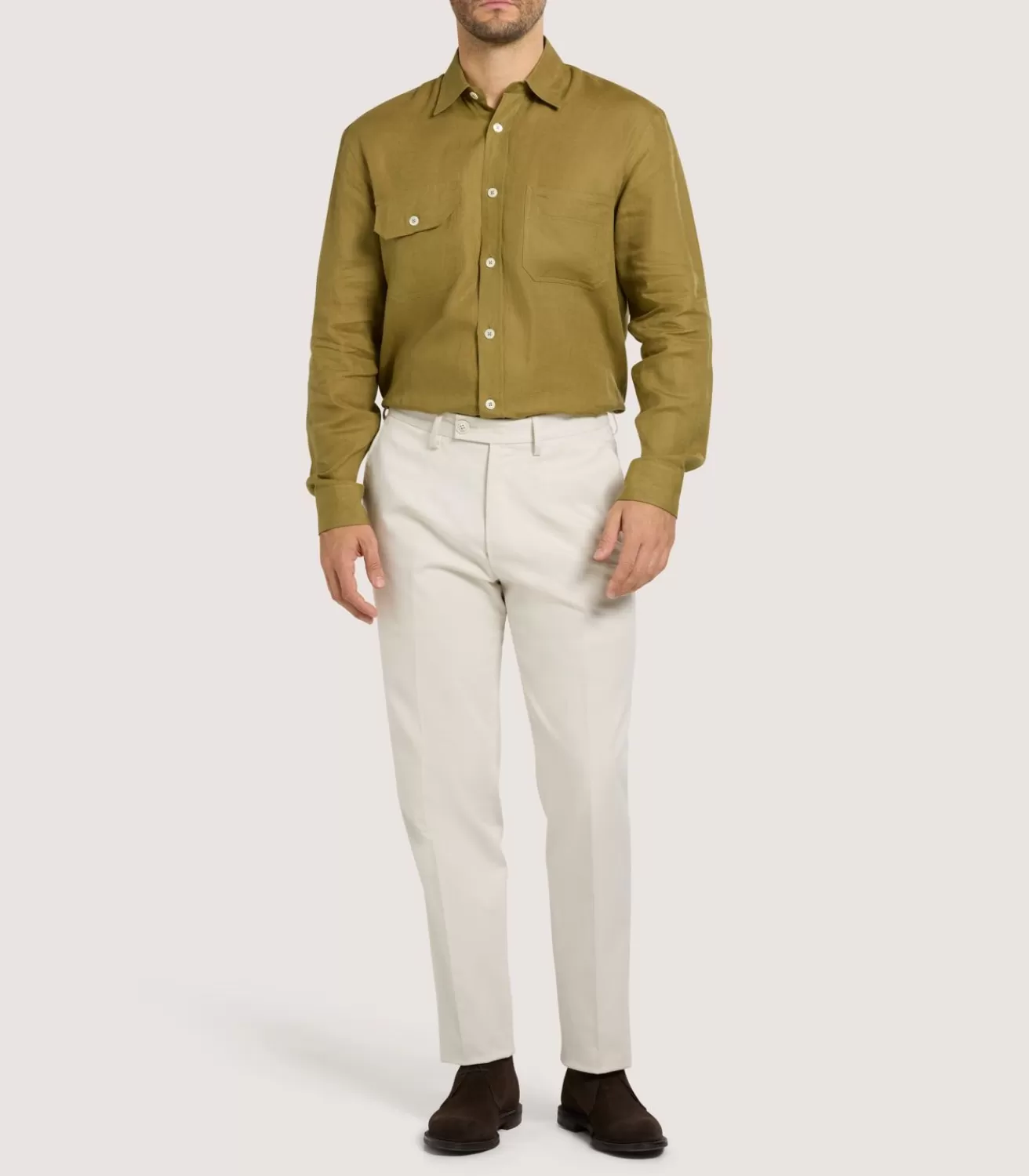 Men'S Triple Pocket Shirt In Ochre*Purdey Hot