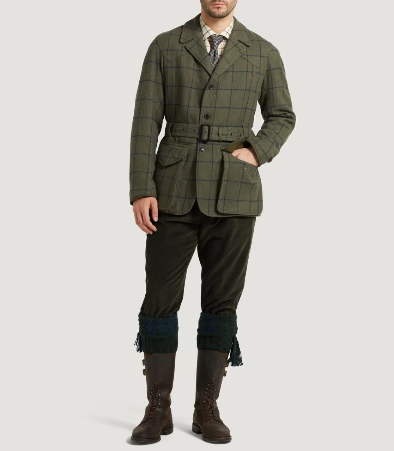 Men'S Tweed Norfolk Jacket In Rannoch*Purdey Sale