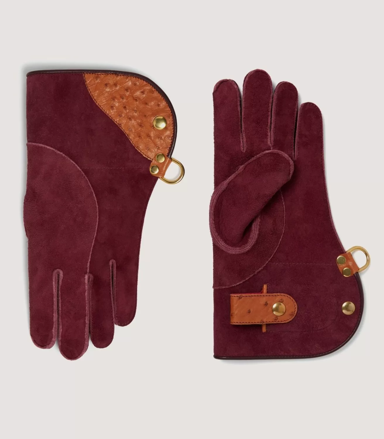 Ostrich Falconry Gloves*Purdey Online