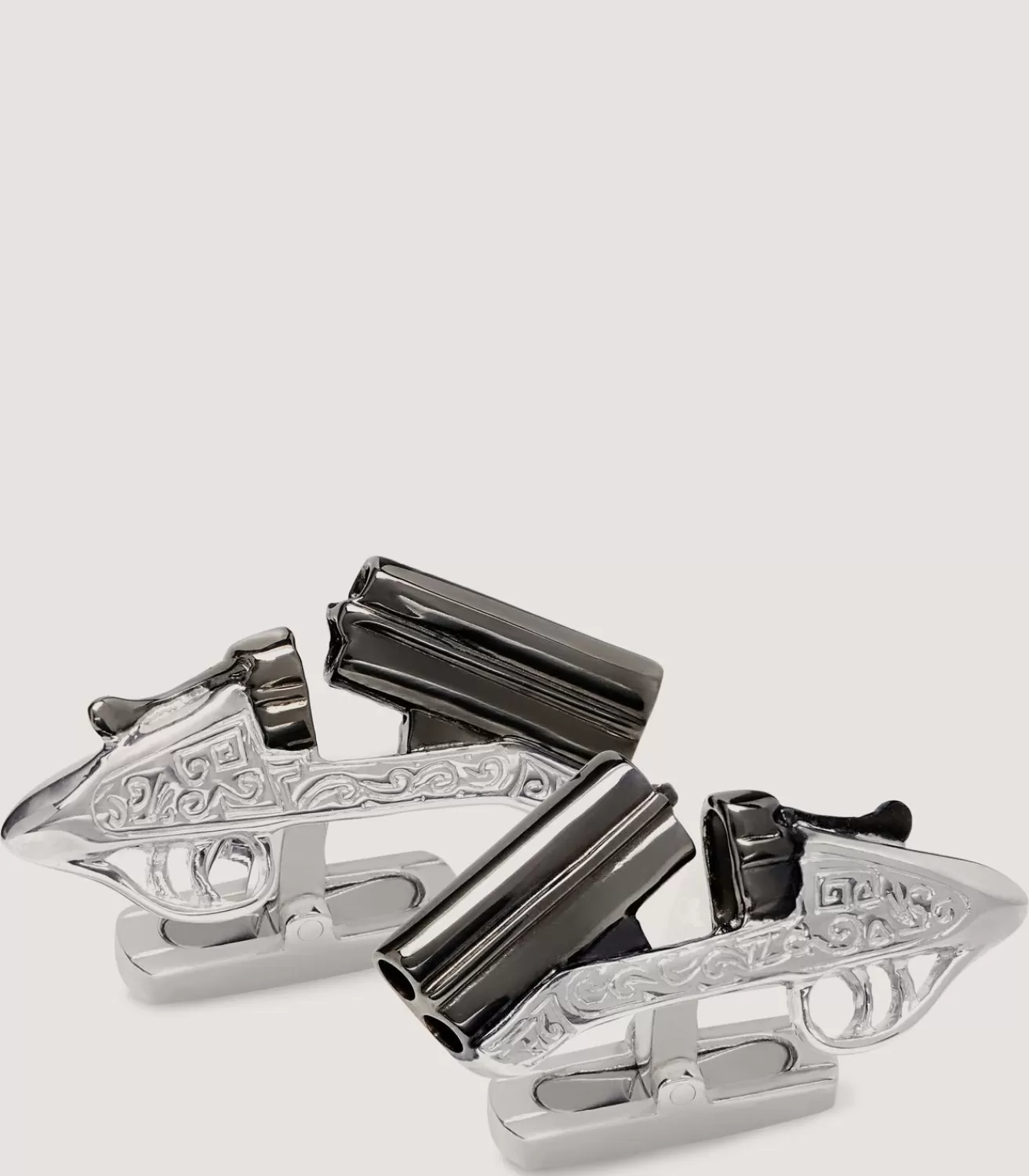 Over-And-Under Silver Cufflinks In Silver*Purdey Cheap