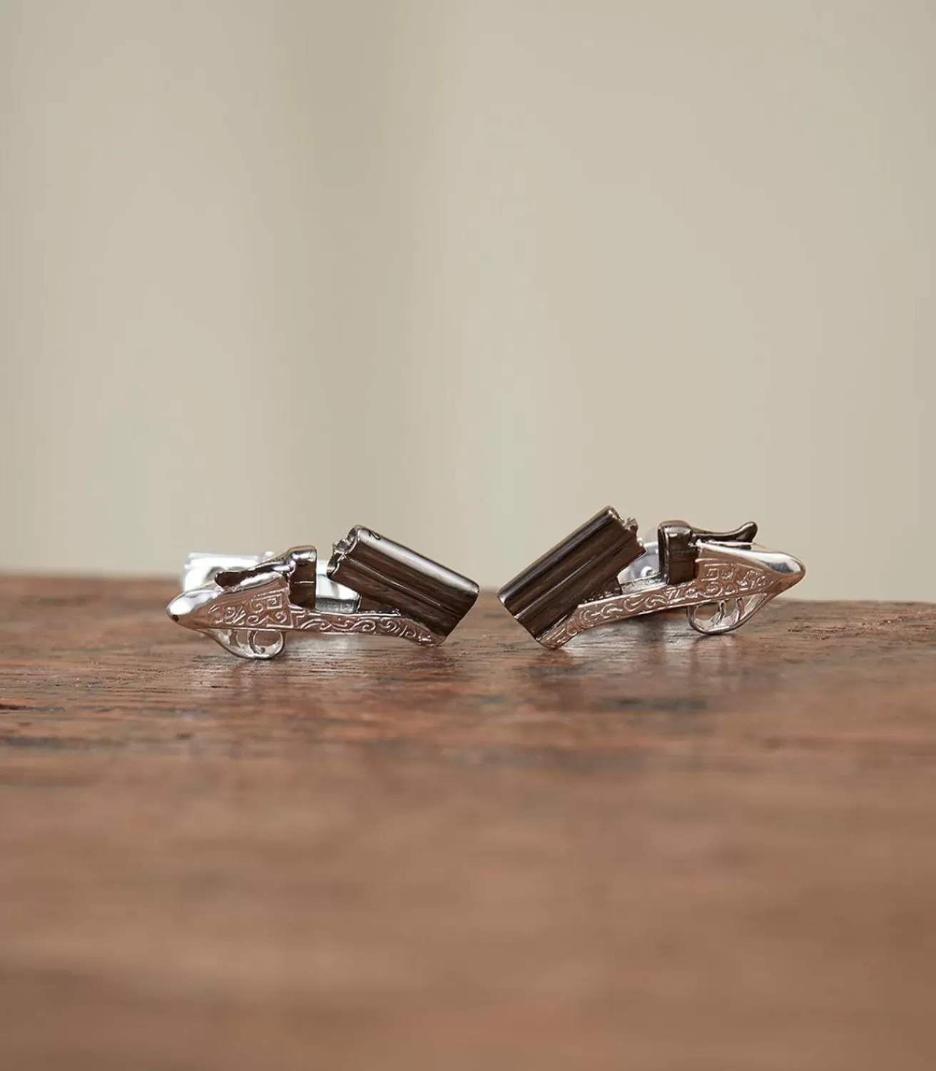 Over-And-Under Silver Cufflinks In Silver*Purdey Cheap