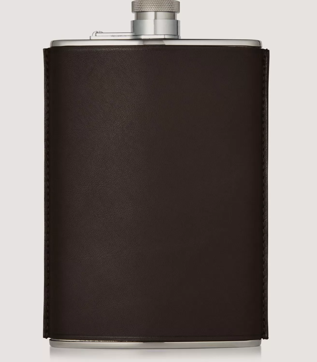 8Oz Leather Flask In Dark Brown*Purdey Online