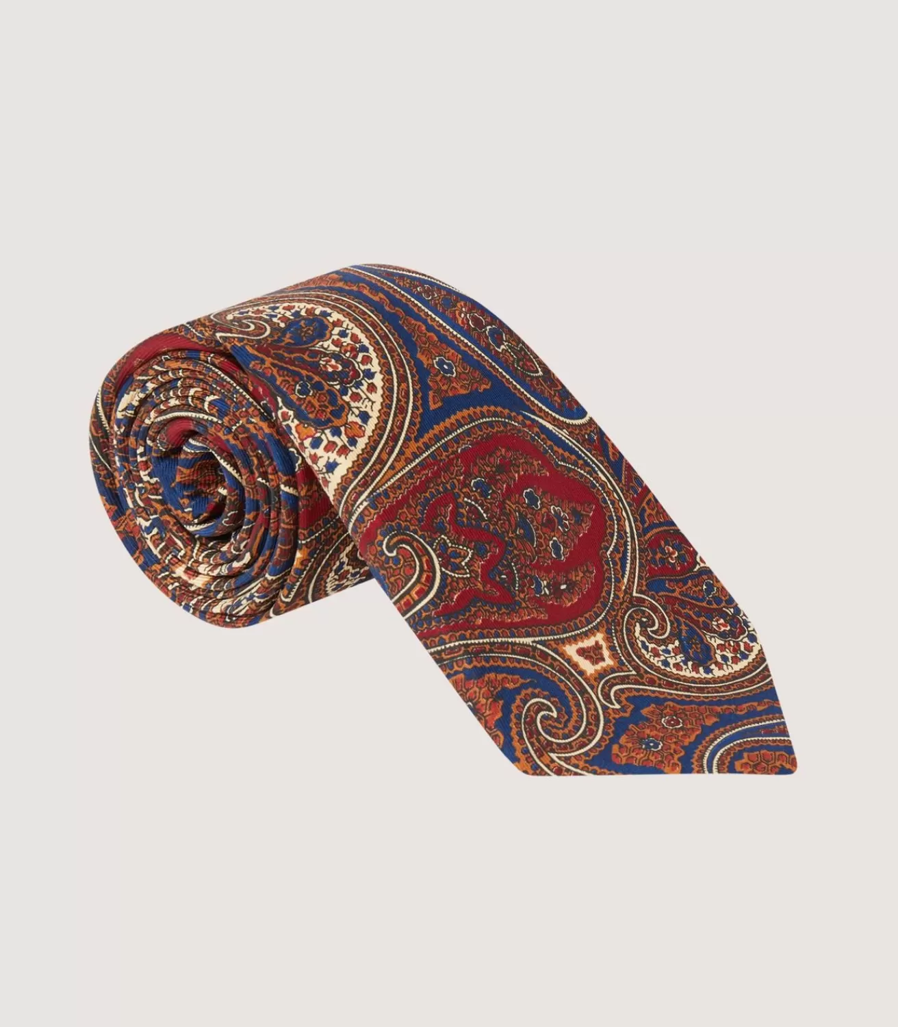 Paisley Tie In Navy*Purdey Cheap