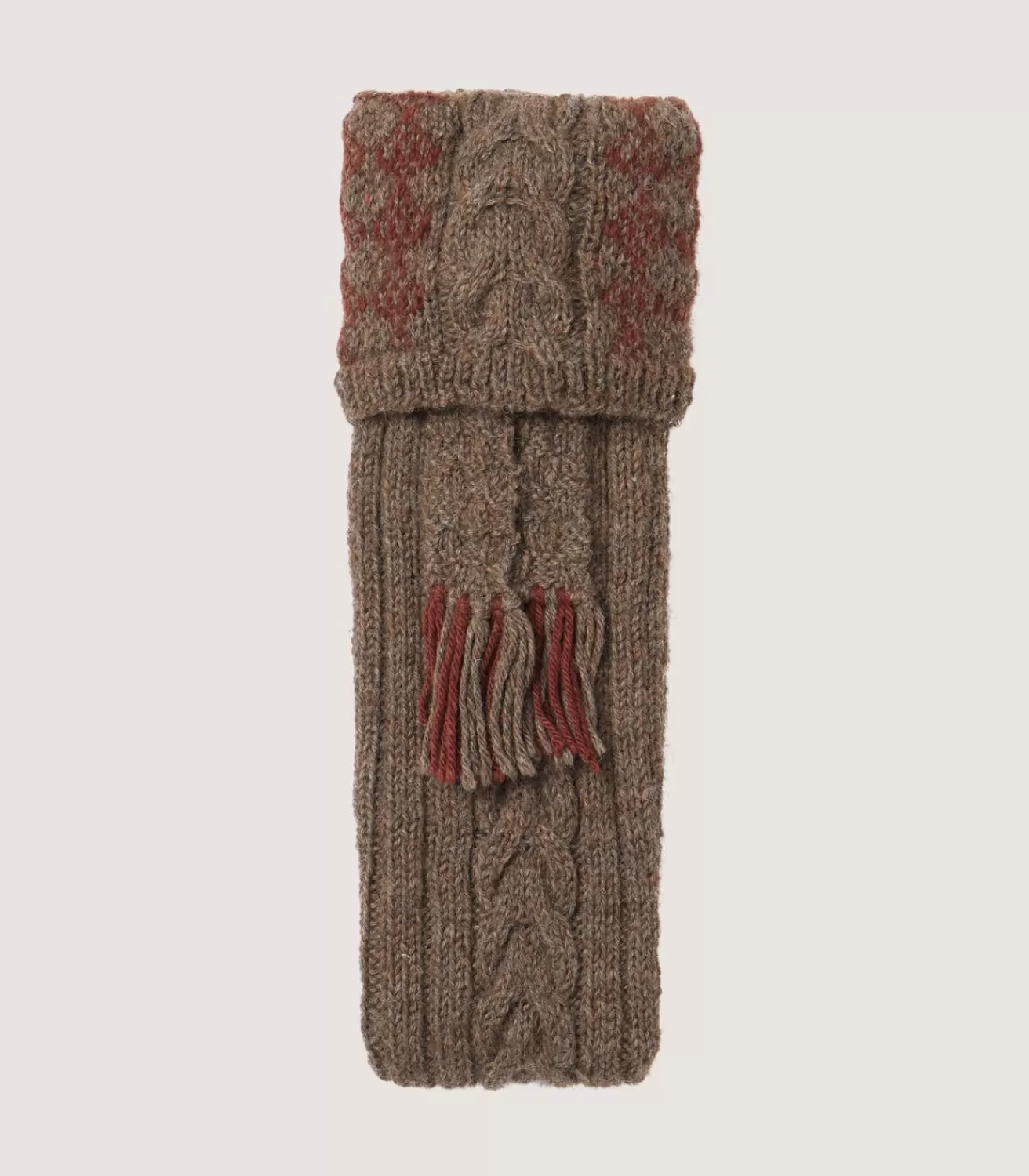 Penberth Chequered Alpaca Field Sock In Grey*Purdey Online