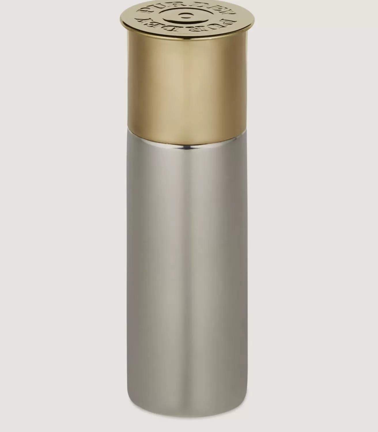 Pewter Cartridge Flask In Steel*Purdey Online