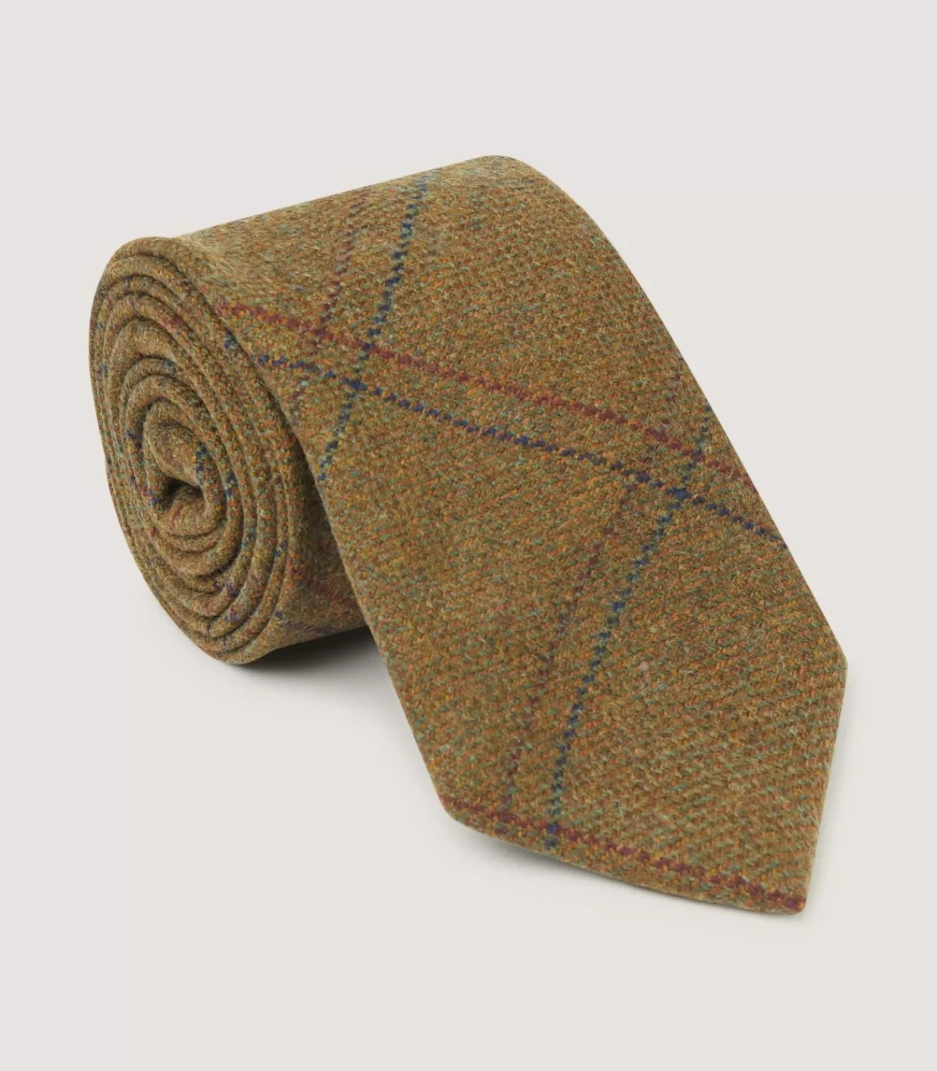 Tweed Check Tie In Berkshire Green*Purdey Flash Sale