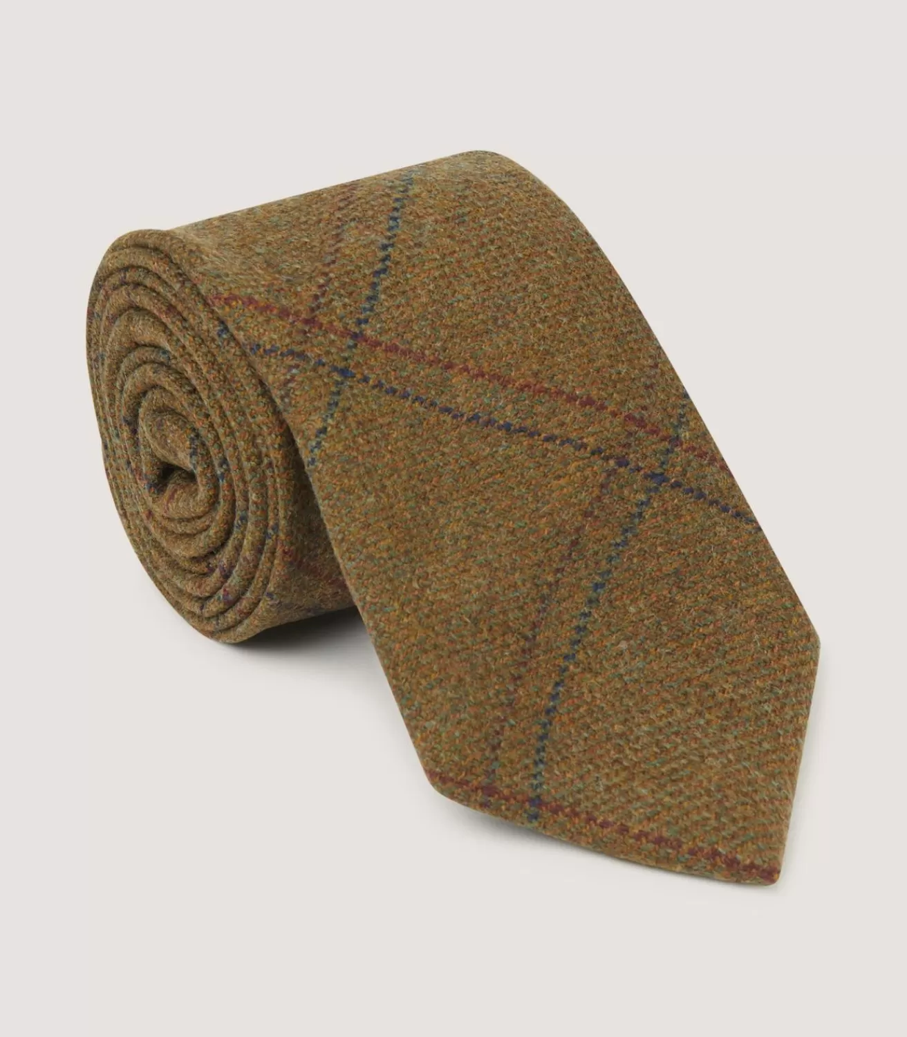 Tweed Check Tie In Berkshire Green*Purdey Flash Sale