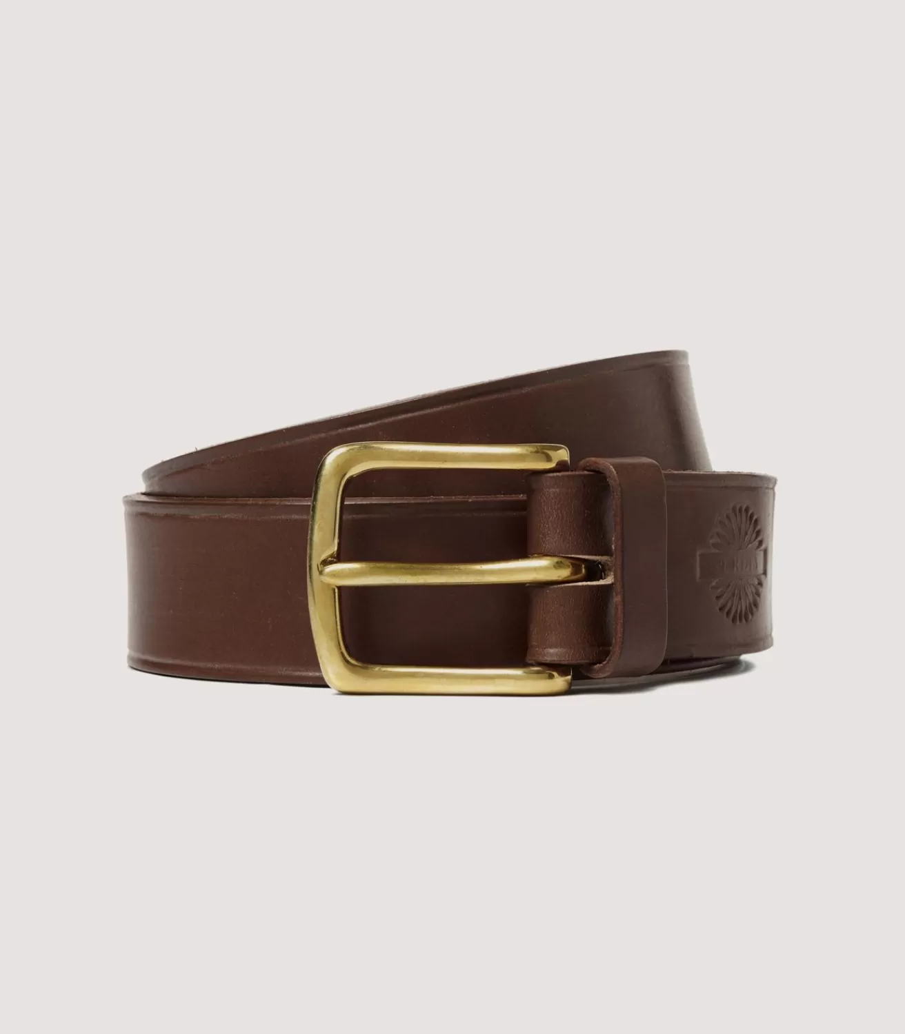 Unlined Bridle Leather Belt In Havana*Purdey Discount