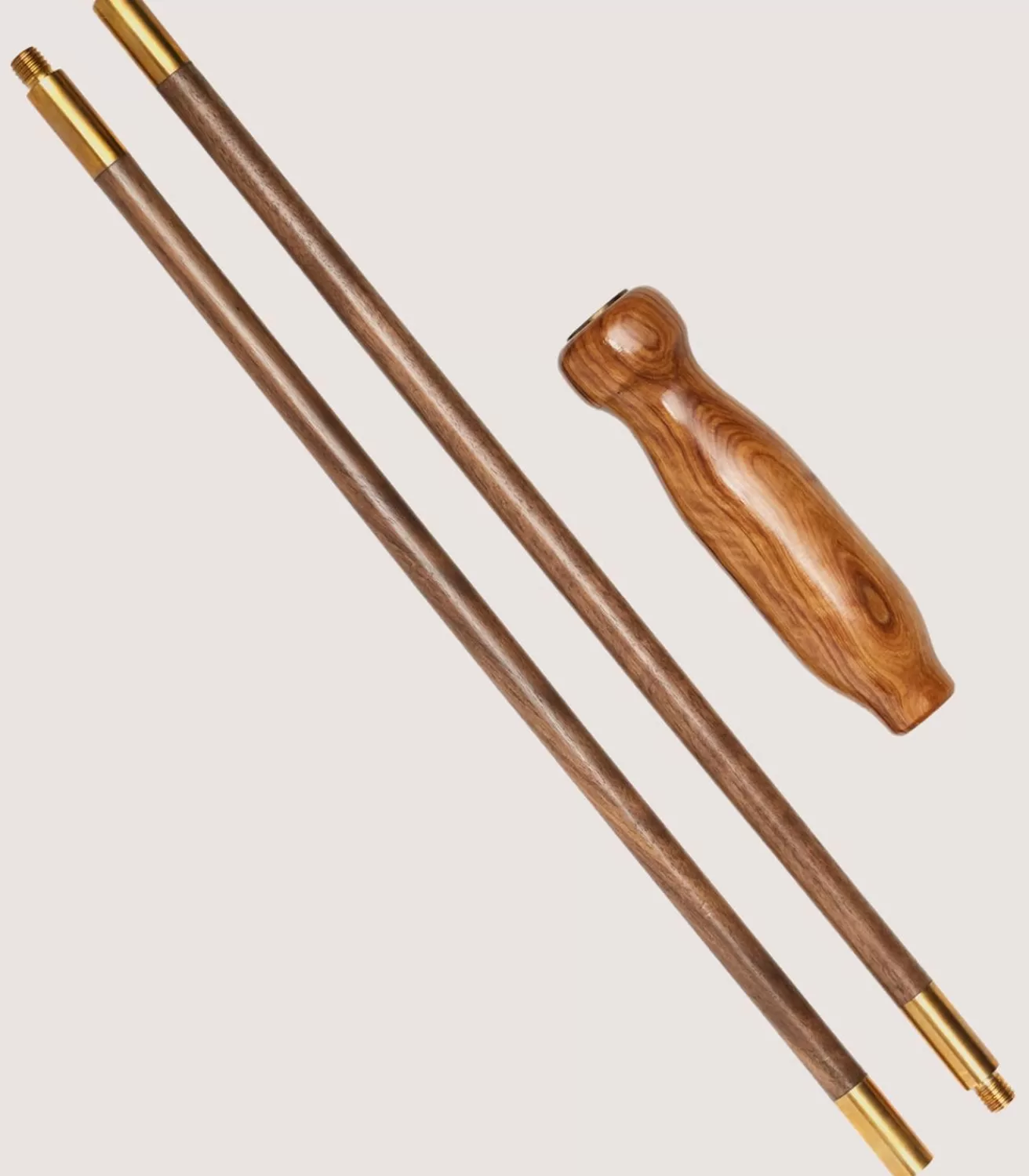 Walnut And Olive Cleaning Rod In Walnut*Purdey New