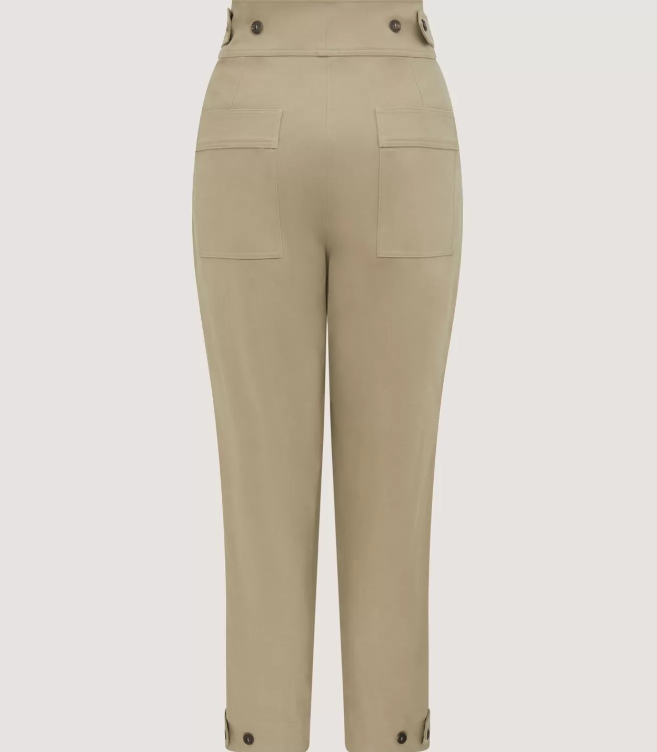 Women'S Brushed Cotton Twill Paddock Trousers In Khaki*Purdey Hot