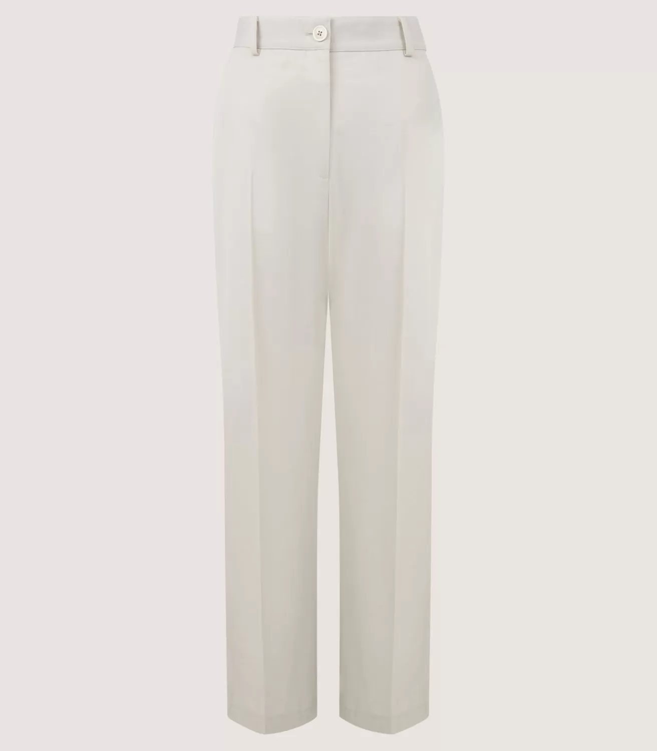 Women'S Cotton Wool Flat Front Trouser In Pale Stone*Purdey Cheap