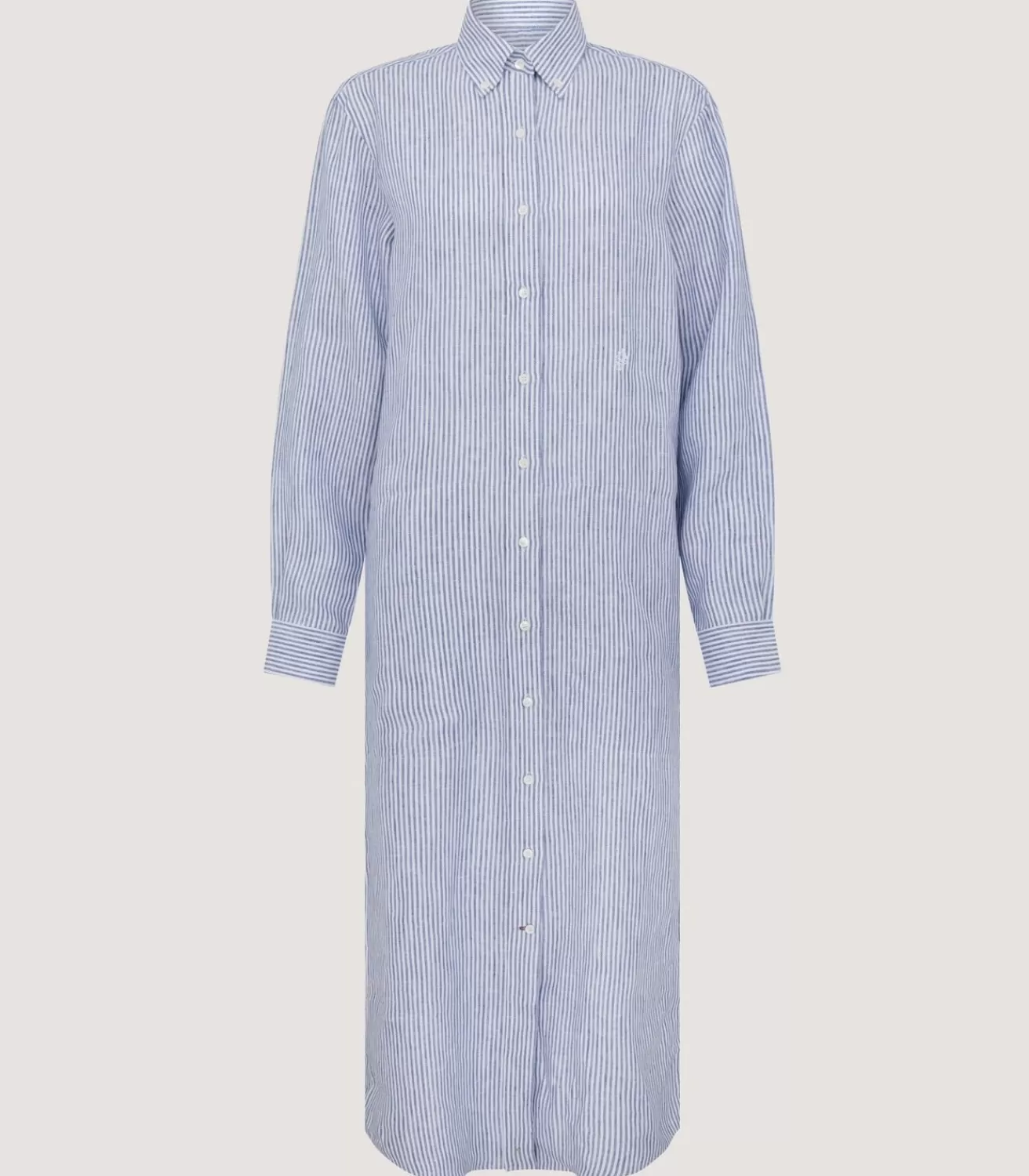 Women'S Linen Oxford Stripe Dress*Purdey Sale