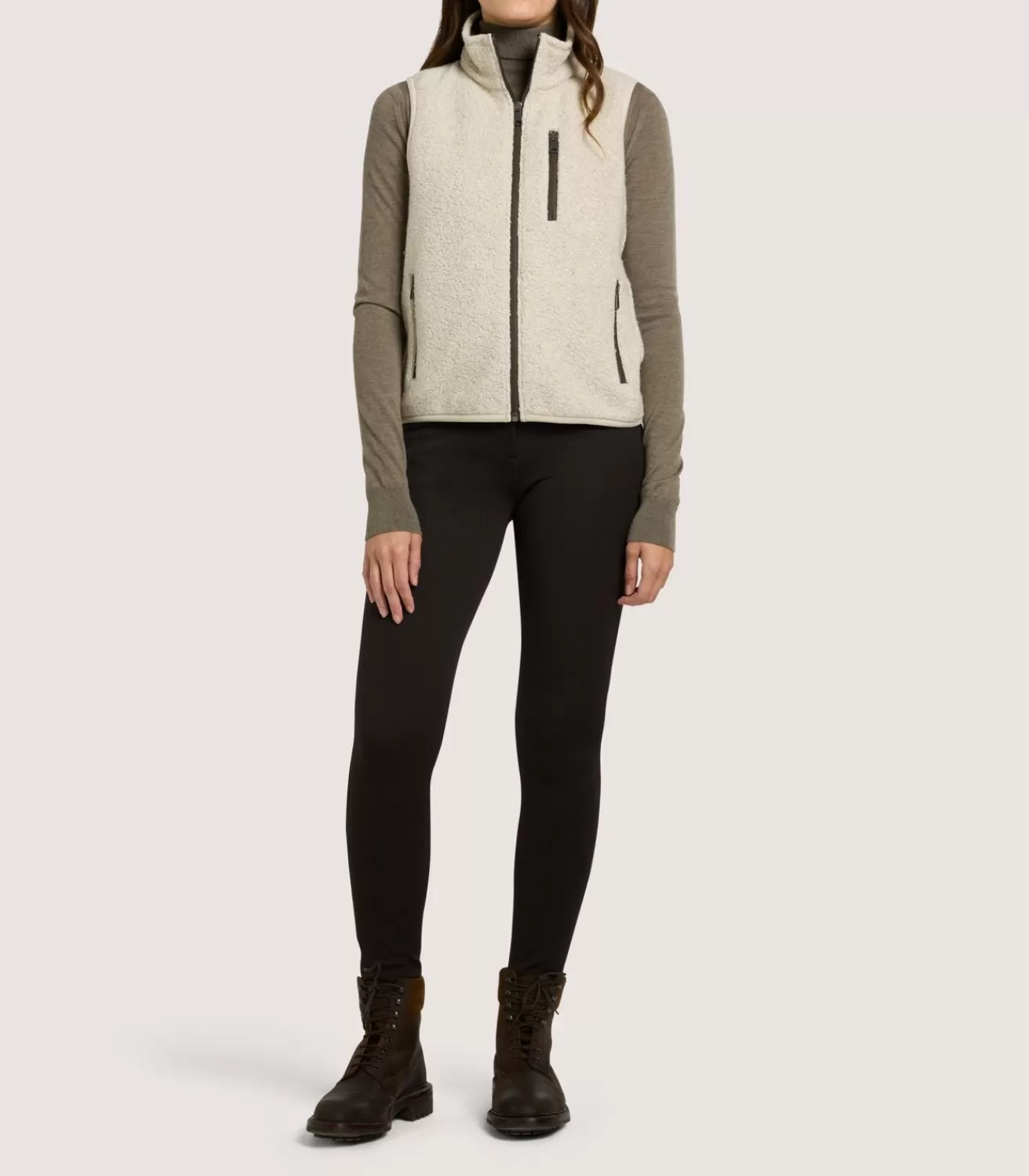 Women'S Merino Lux Fleece Gilet*Purdey Shop