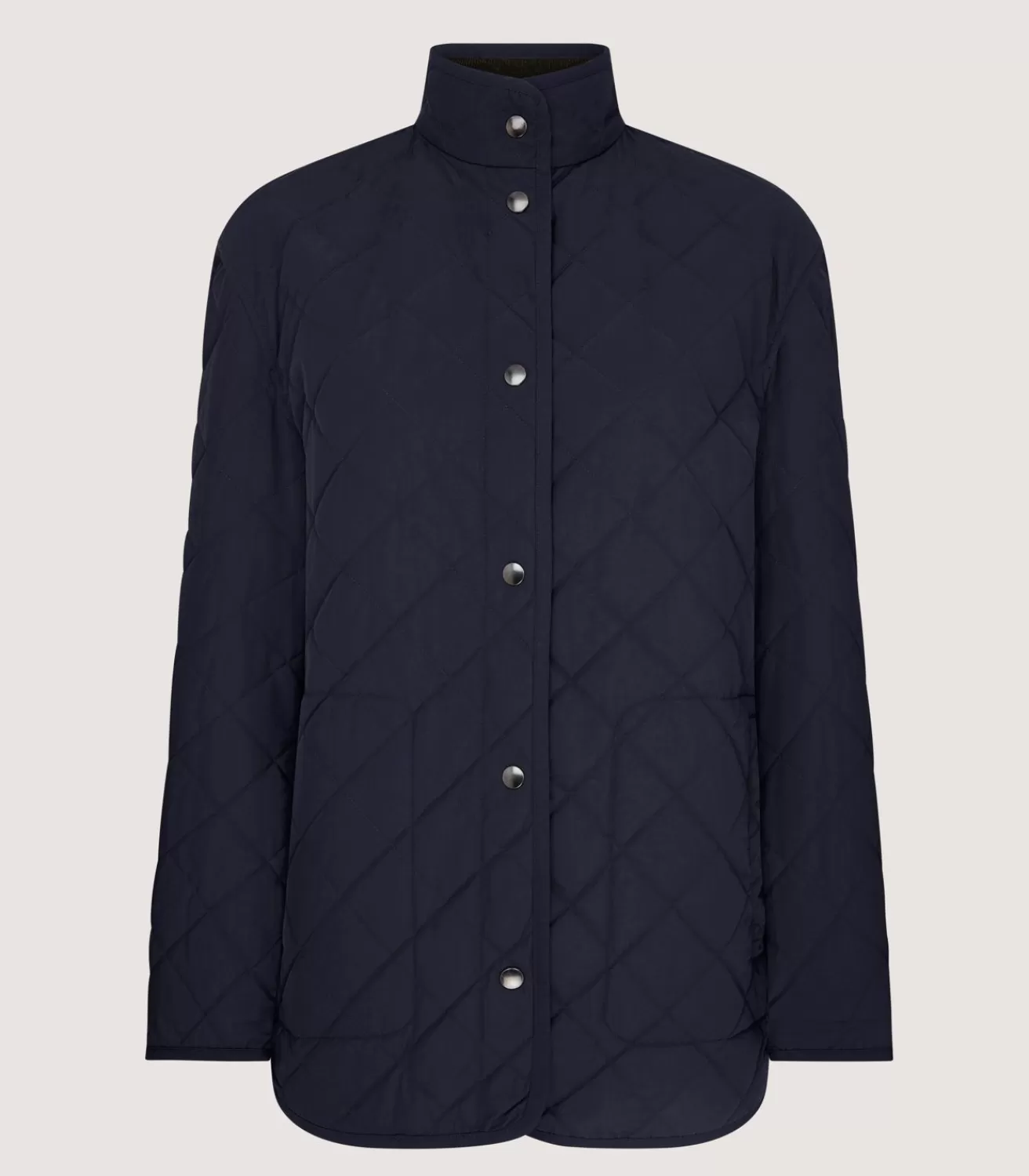 Women'S Navy Quilted Jacket*Purdey Cheap