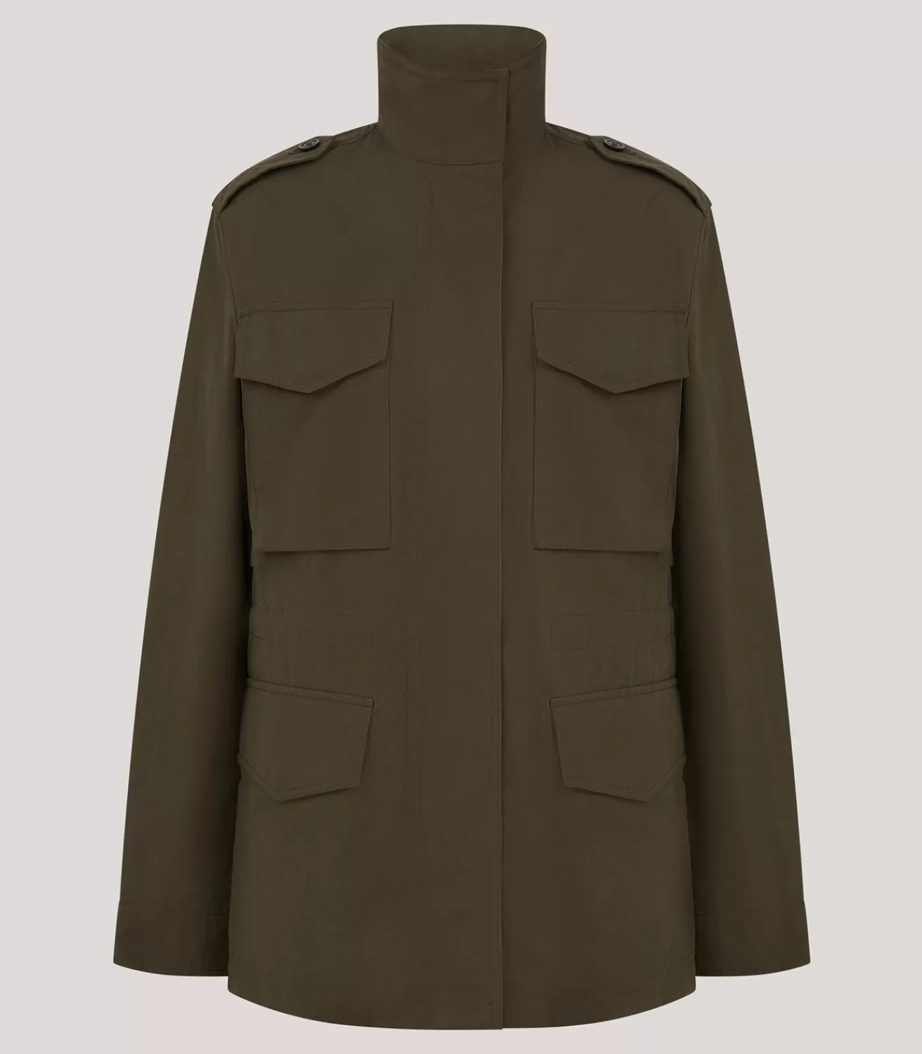 Women'S Olive Field Jacket*Purdey Discount