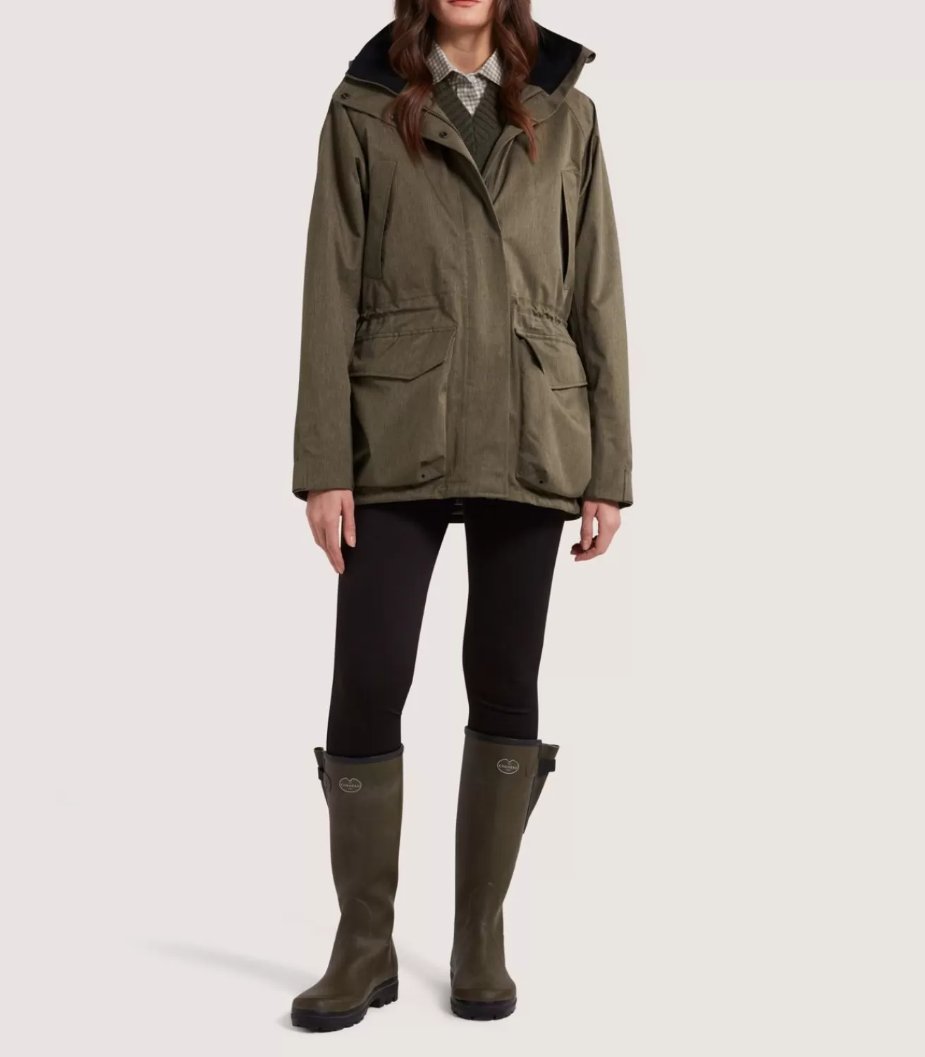 Women'S Technical Lancashire Field Coat In Drab*Purdey Store