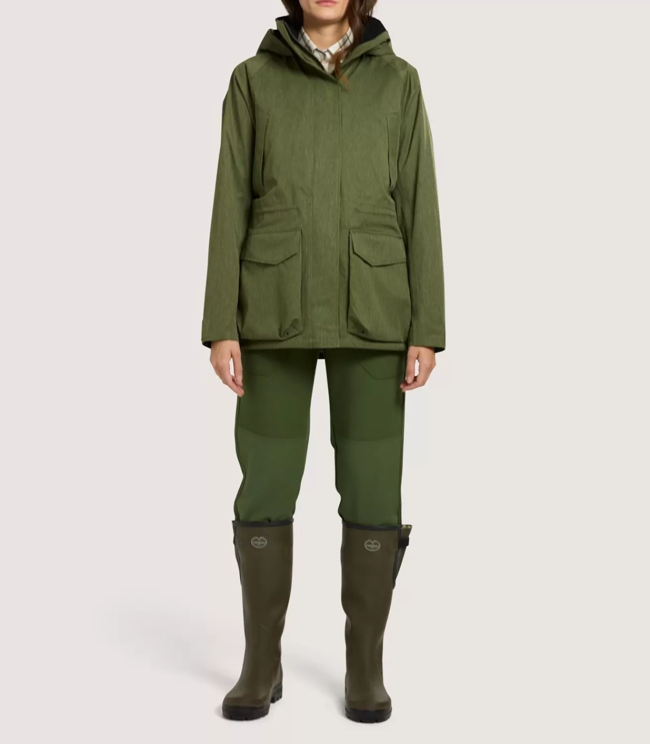 Women'S Technical Lancashire Field Coat In Moss Green*Purdey Clearance